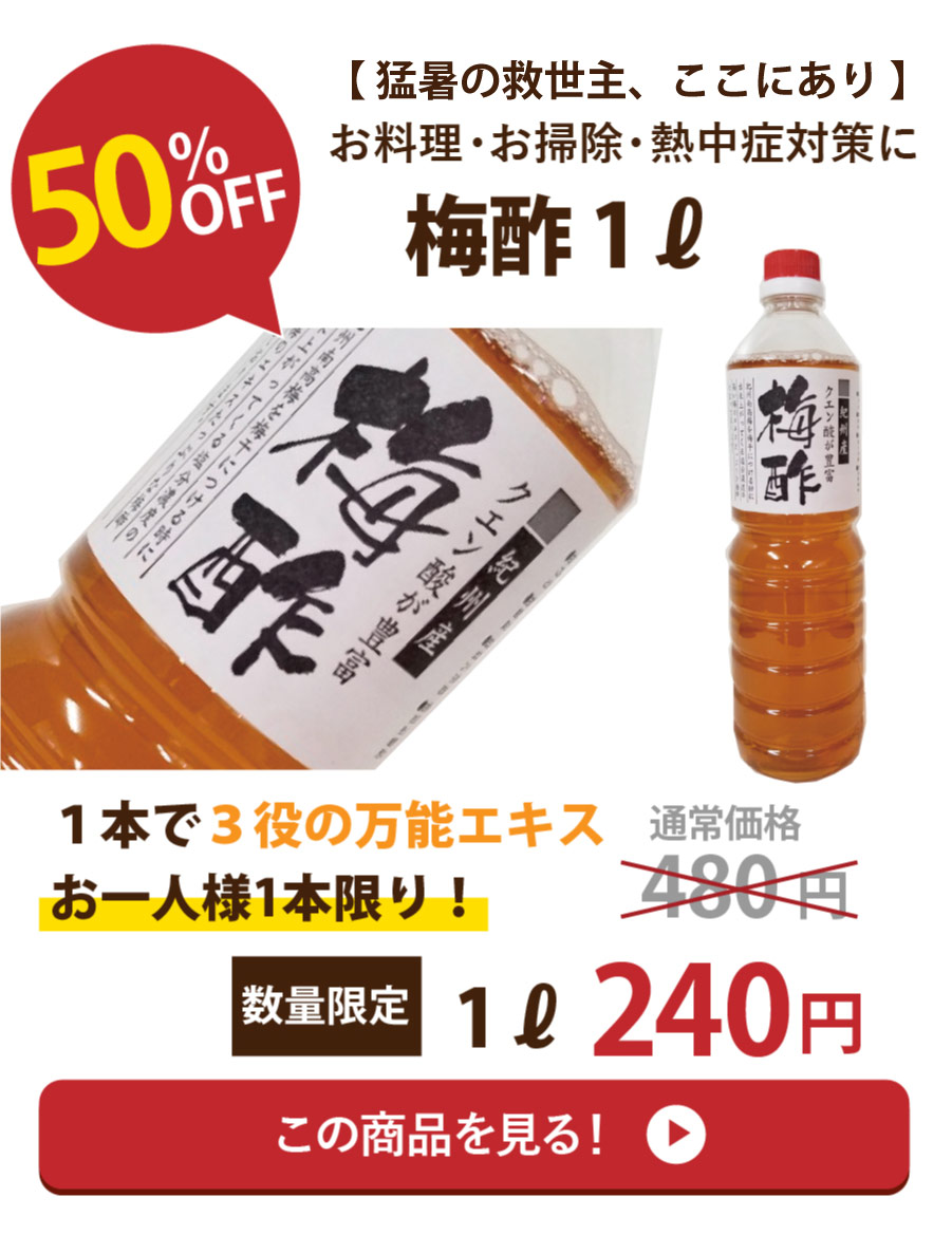 最大50％OFF／値上げ前のBIGセール | 紀州梅干し専門店 福梅本舗