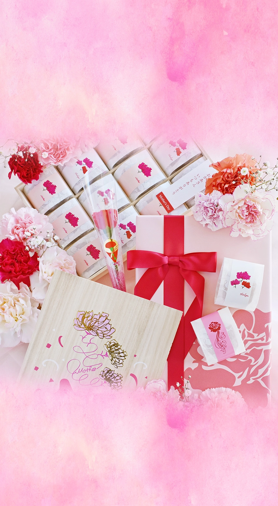 母の日の背景画像