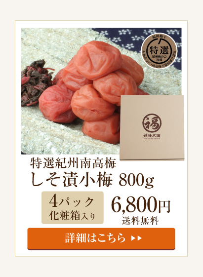 しそ漬小梅800g