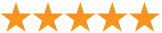 オレンジの★５つ