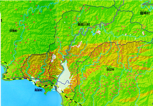 梅畑（梅林）と瓜谷累層