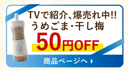 4半期に1度の大感謝うめ～セール