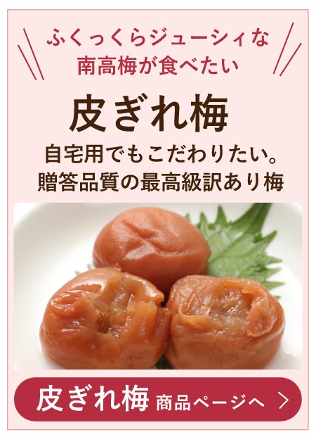 皮ぎれ梅