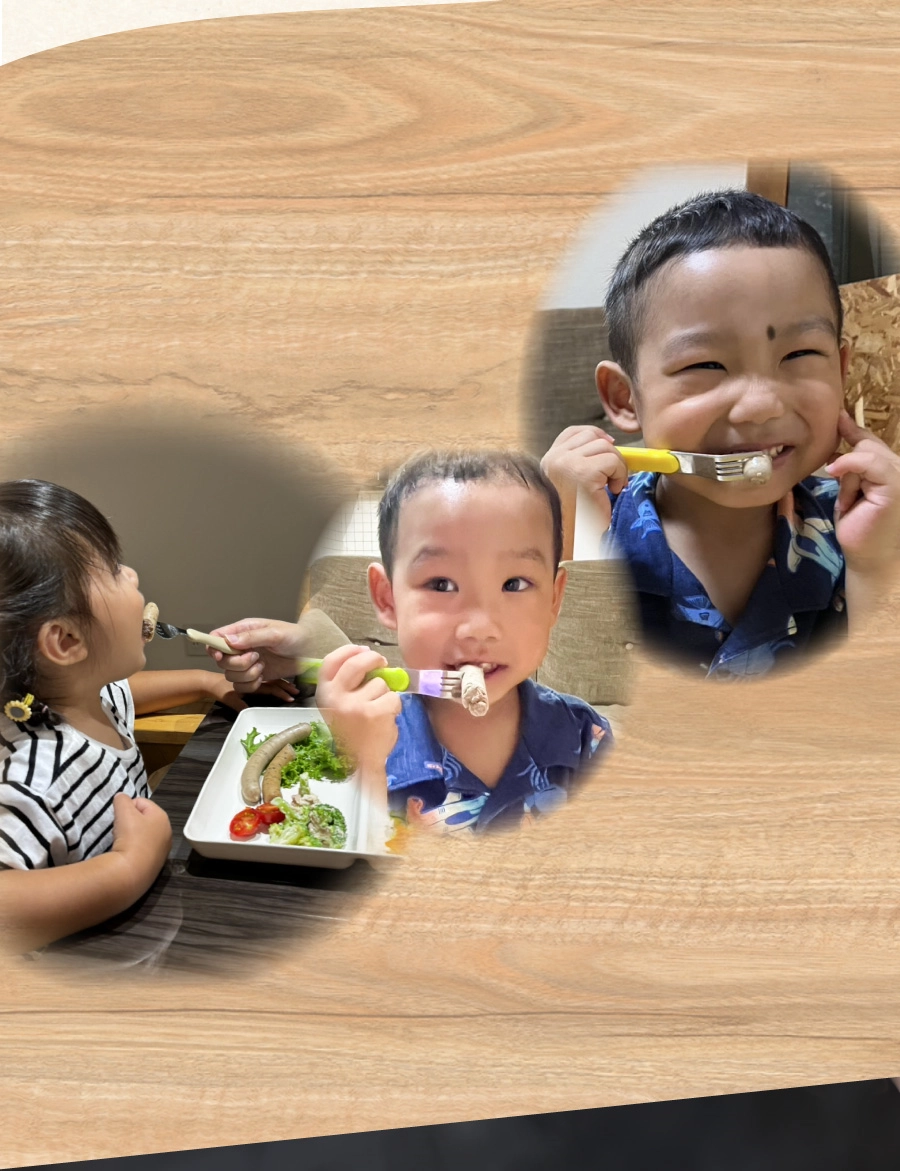 笑顔の子供の背景画像