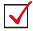 チェックマーク