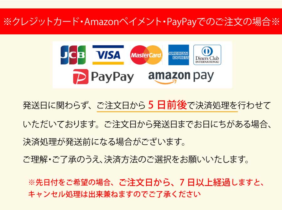 決済処理に関するご案内