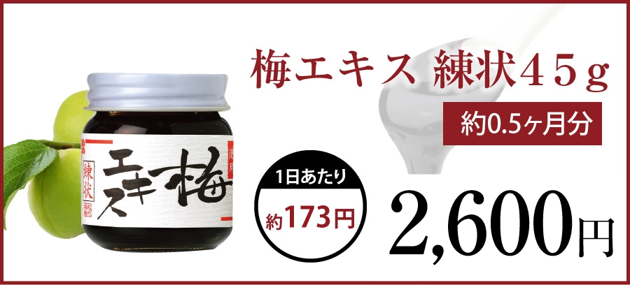 梅エキス練状45gの商品画像