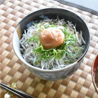 梅しらす丼