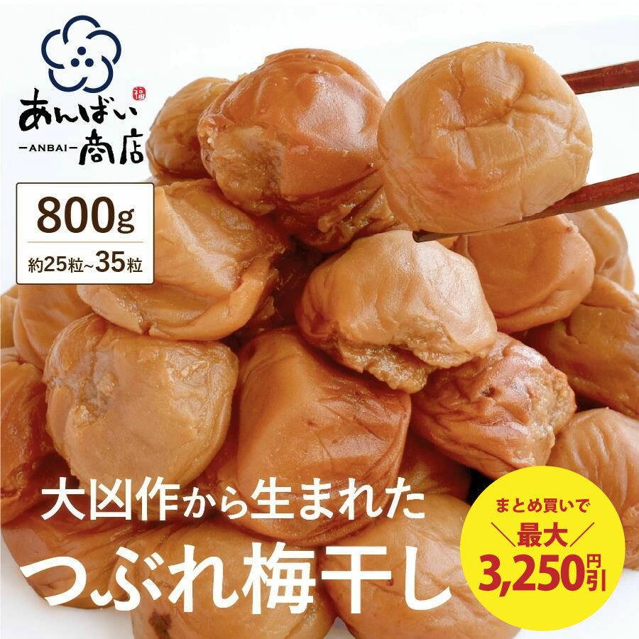訳あり 紀州南高梅 はちみつ梅 梅 つぶれ梅干し800g | 紀州梅干し専門