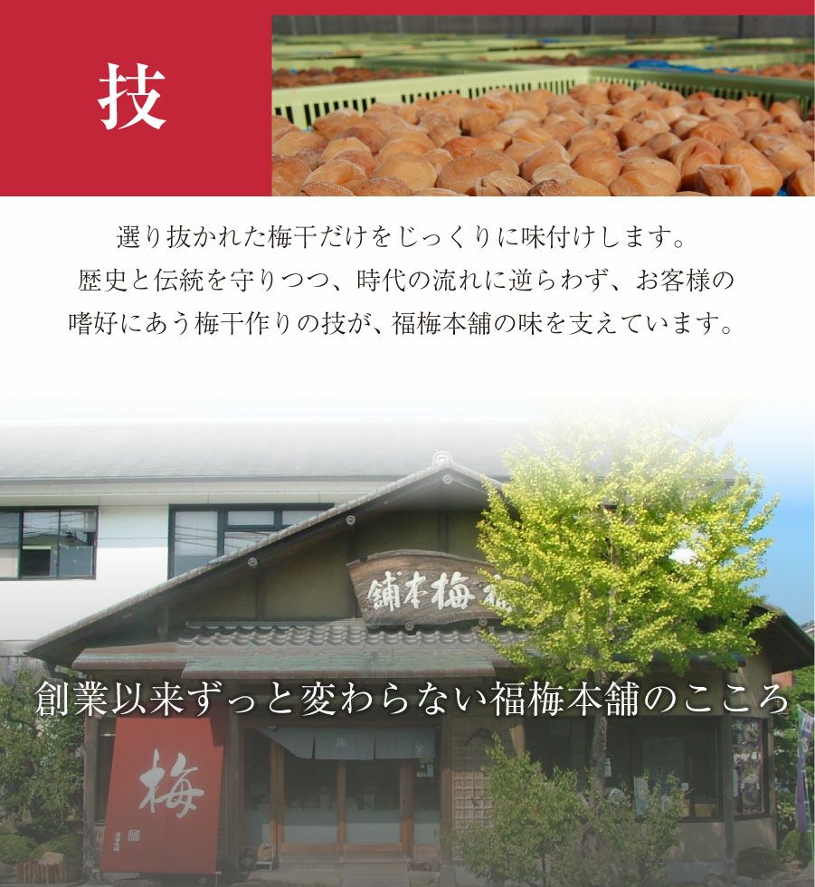 特選紀州南高梅【梅の鏡 2種二段(500g)】 | 紀州梅干し専門店 福梅本舗