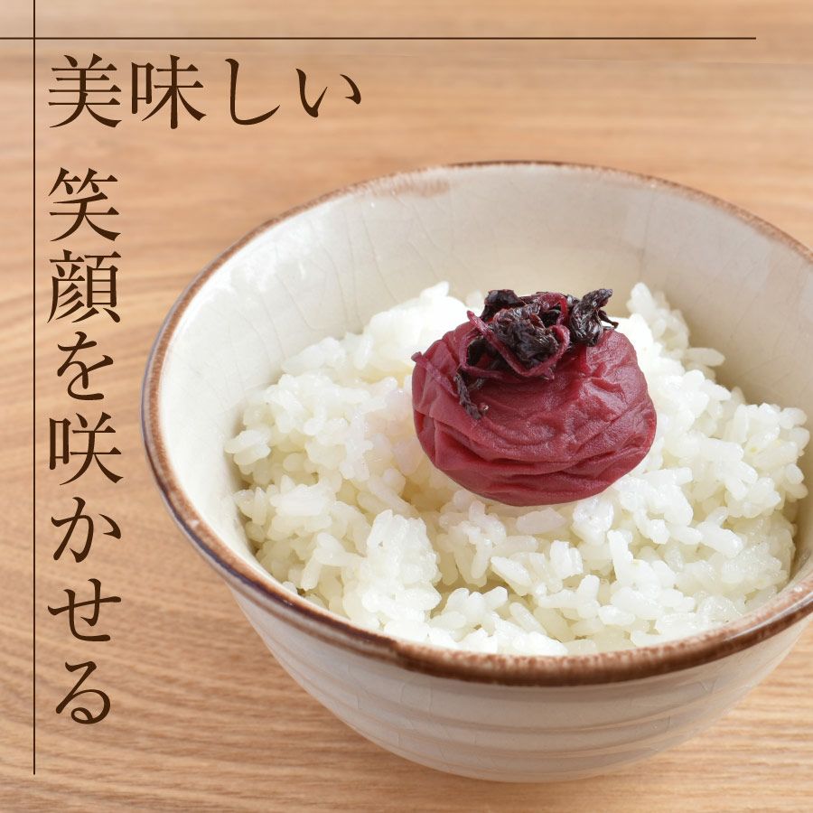 特選紀州南高梅 しそ漬梅うす塩味 (塩分約9％) ／ 750g (250g×3パック