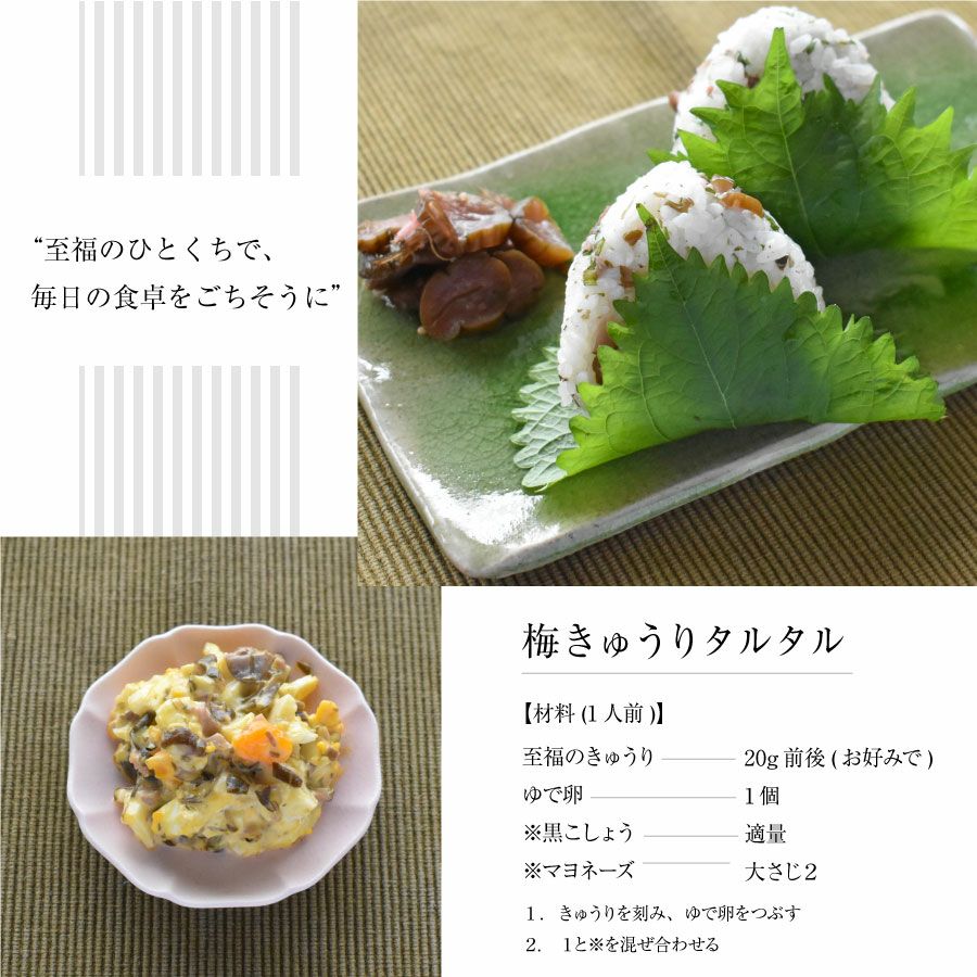 梅きゅう　ページ 至福のきゅうり100g【単品(1パック)販売】 | 紀州梅干し専門店 福梅本舗