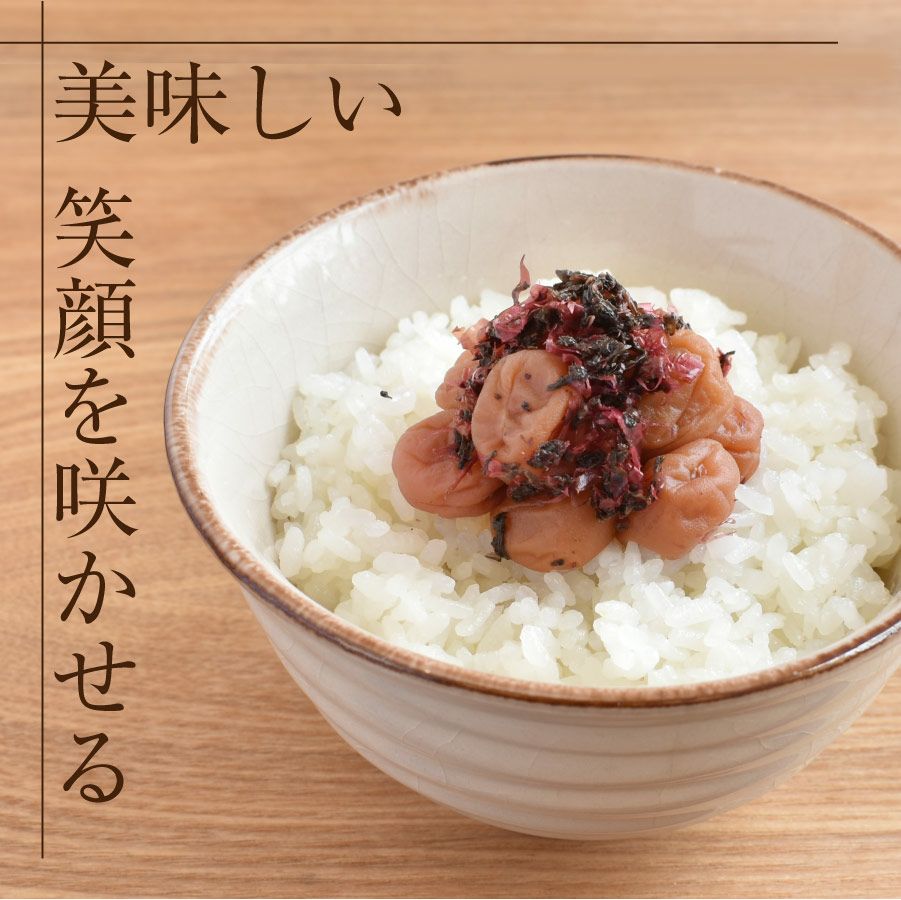 特選紀州南高梅【 かつお小梅（塩分約10％）600g】ほどよい酸味にしそ