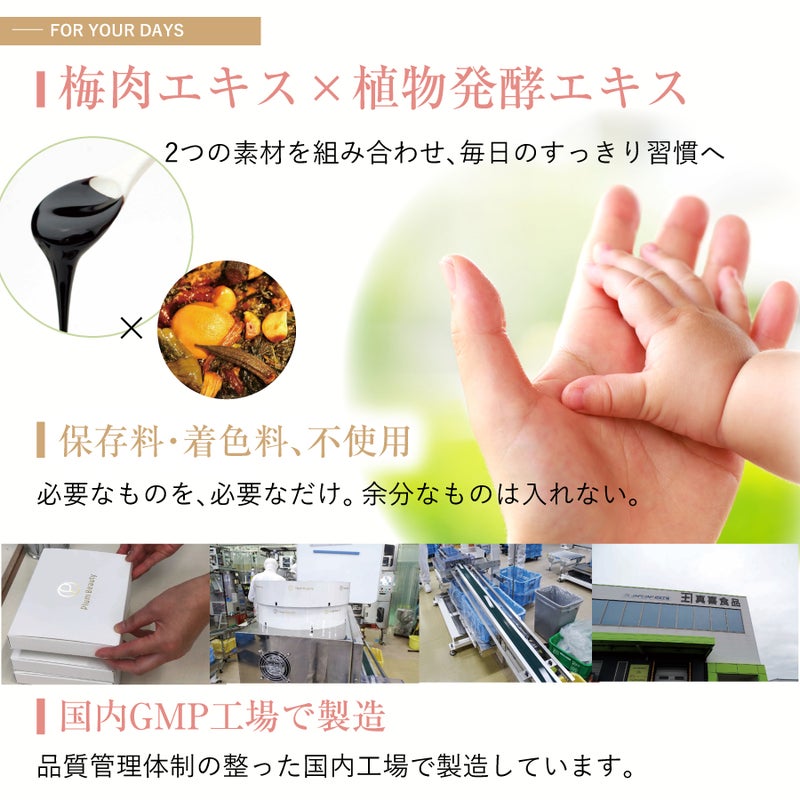 腸活ダイエット梅梅エキス梅肉エキス植物発酵エキス免疫力アップ美肌スティックゼリー（梅エキス味）プラムビューティー【30日分】モニター特別価格※お一人1箱まで