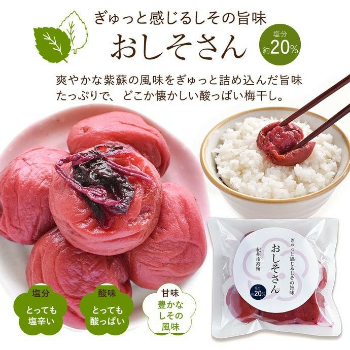 紀州南高梅 訳あり 梅干し5種を食べ比べ お試しセット | 紀州梅干し