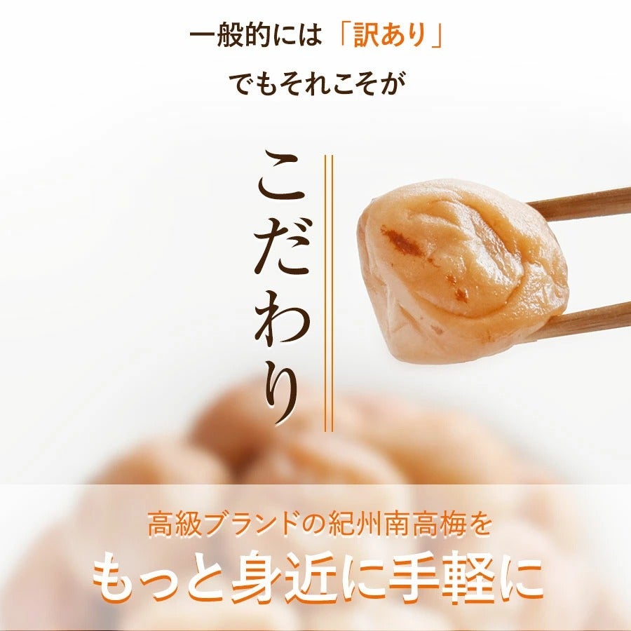 紀州南高梅 訳あり 梅干し5種を食べ比べ お試しセット | 紀州梅干し